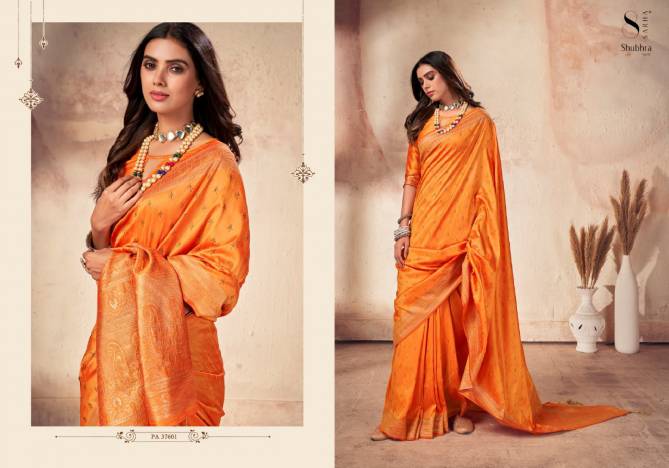 Shubhra Vol 1 By Aura Silk Party Wear Sarees Catalog
